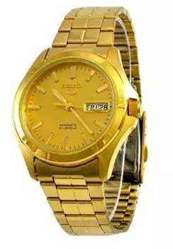[SEIKO] Часы SEIKO 5 с автоматическим золотым циферблатом SNKK98K1 [Товар]