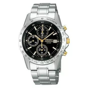 [Seiko] часы seiko selection мужские кварцевые часы-хронограф SBTQ043 серебристые