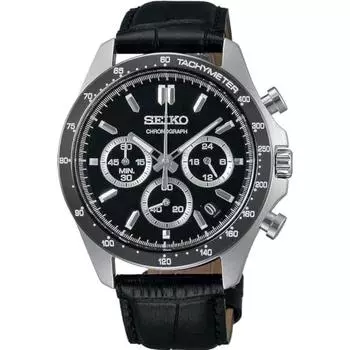 SEIKO CHRONOGRAPH QUARTZ SBTR021 [] [Seiko] 15-секундный хронограф кварцевые наручные часы мужские черные