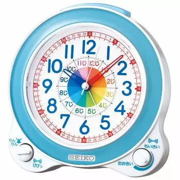 Seiko Clock Alarm Clock Настольные часы Образовательные аналоговые Синий корпус xx BC410L 01 Размер 13,4 13,0 8,7 см синий