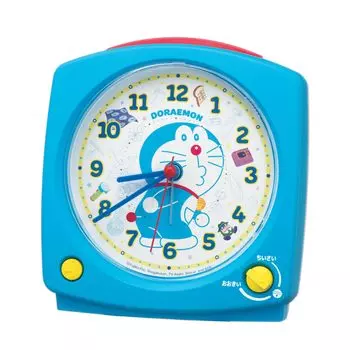 Seiko Clock Будильник Doraemon Talking Alarm Analog Blue 125x120x69 мм CQ615L