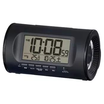 Seiko Clock Будильник Настольные часы Цифровые Громкие Черные PYXIS RAIDEN 8113899 мм NR540K