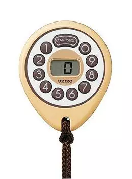 Seiko clock digital timer minute display light brown MT603B SEIKO