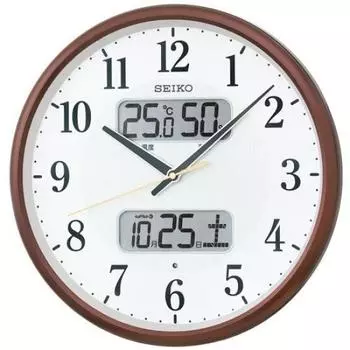 SEIKO CLOCK KX383B Радио Настенные Часы Белые Коричневые Белые Коричневые (Часы Сейко) белый