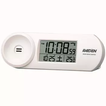 SEIKO CLOCK RAIDEN Громкий цифровой радиобудильник NR532W (белый)