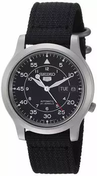 [Seiko Import] SEIKO import Watch Overseas Model Mesh Belt Automatic Windsor Black SNK809K2 Men s [Parallel Import]