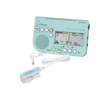 SEIKO Metronome Tuner Blue Pickup Microphone Set 2 Piece Special Pack STH200LP &