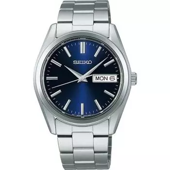 Seiko мужские SBTH009 (SEIKO SELECTION S Series кварцевые мужские часы с металлическим ремешком) Круглые часы из серебристого нержавеющего металла