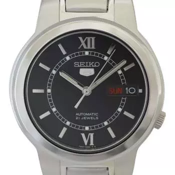 Seiko мужские SNKA23K1 (Seiko5 SeikoEX пять SS BK) часы