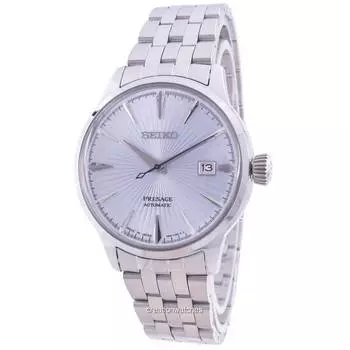 Seiko Presage Automatic SRPE19 SRPE19J1 SRPE19J Мужские часы японского производства серебряный