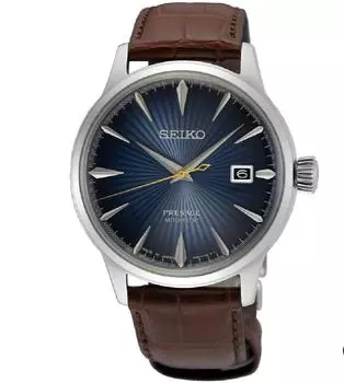 SEIKO Presage Automatic SRPK15J1 SRPJ15 41 час Cocktail Time Blue Dial Мужские часы SRPJ15