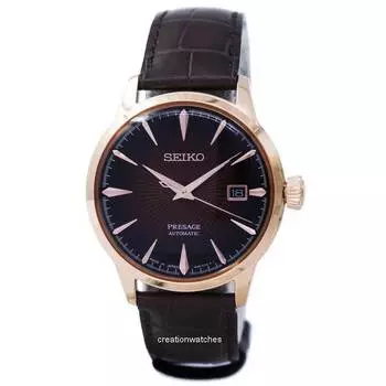 Seiko Presage Cocktail Автоматические мужские часы японского производства SRPB46 SRPB46J1 SRPB46J чёрный