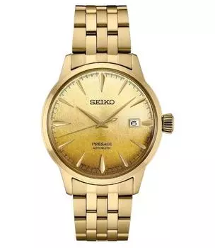 SEIKO Presage Cocktail Time Automatic, специальная серия (40,5 мм) Мужские часы SRPK46J1 золотой