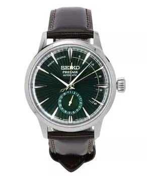 Seiko Presage Cocktail Time Midnight Mockingbird с зеленым циферблатом, автоматические мужские часы SSA459J1 зелёный