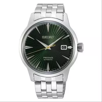 SEIKO PRESAGE Cocktail Time SRPE15J1 AUTOMATIC STAR BAR Limited Edition мужские часы SRPE15J зелёный