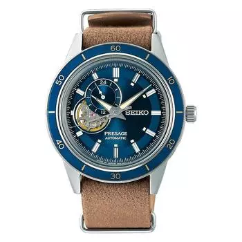 SEIKO Presage Style 60 s Series SSA453 Автоматические мужские часы Open Heart SSA453J1
