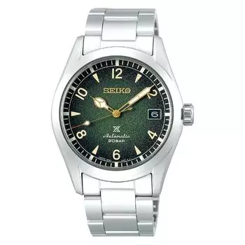 Seiko Prospex Alpinist SPB155J1 Автоматический дайверский акваланг 38,0 мм(Маленький) Мужские часы (SBDC115) зелёный