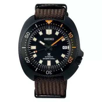 SEIKO Prospex Black Series Automatic Limited Edition 1970 Reissue Мужские часы SPB257J1 чёрный