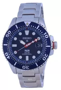 Seiko Prospex Padi Special Edition с синим циферблатом и солнечной батареей для дайвинга SNE549 SNE549P1 SNE549P 200M Мужские часы синий