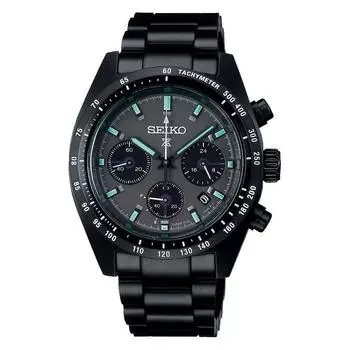 SEIKO Prospex SPEEDTIMER SBDL103 Solar Chronograph Black Series 39.0MM мужские часы SSC917P1 чёрный