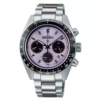 SEIKO Prospex SPEEDTIMER Солнечный Хронограф 2025 Токио Чемпионат мира по легкой атлетике Лимитированная серия SSC955P1 фиолетовый