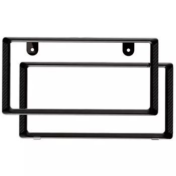 Seiko Sangyo Exterior Car Supplies Number Frame EXEA Accent Frame Set BK EX-211