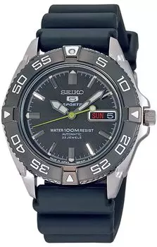 [Seiko] SEIKO 5 спортивные автоматические механические часы, сделано в Японии, SNZB23J2, мужской уретановый ремешок
