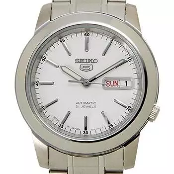 Seiko SEIKO Seiko Five мужские часы SNKE49J1 Сделано в Японии SEIKO5 Seiko 5 автоматический завод белый x серебристый
