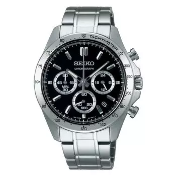 Seiko Selection Кварцевый Хронограф Горизонтальный SBTR013 Серебряные Часы (Три строки) Мужской