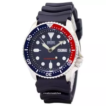 Seiko SKX009 SKX009K1 SKX009K Автоматические мужские часы для дайвера темно-синий