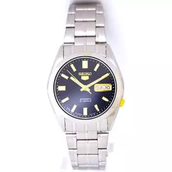 Seiko унисекс SNKF15J1 (Seiko5 SS Браслет Синий Мужской) часы