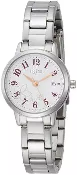 [Seiko Watch] Angne Jasmine Pattern Белый циферблат AHJK440 Женские Серебряные