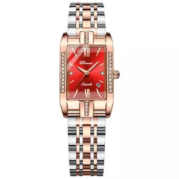 Seiko Women s Watch Square Diamond: Delicate Women s Watch Copy Zircon Sparkling Roman Numeral Quartz Watch Calendar Christmas Present Date Stainless