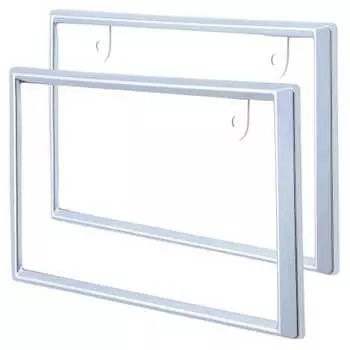 SEIWA Exterior Car Supplies License Plate Plated Number Frame Set K397