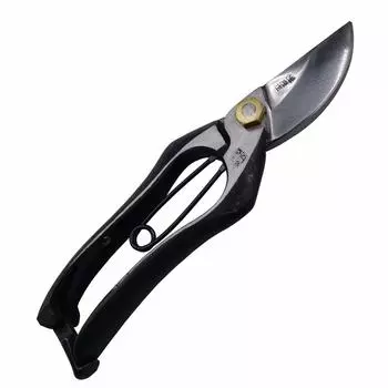 Секатор Hisho тип B 180 мм с металлическим зажимом чёрный