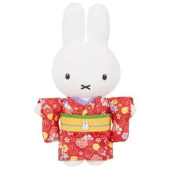 Sekiguchi Dick Bruna Japanese Miffy Kimono Plush Toy 603992 H29 x x W16.5 D7.5cm