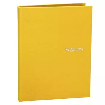 SEKISEI Album Pocket Harper House Reminiscence Mini Pocket Album Card Size Holds 80 Cards Pieces Cloth Yellow Instax/Cards 51~100 XP-80C