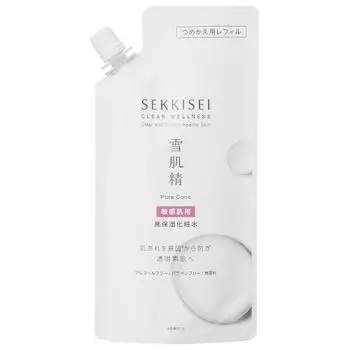 Sekkisei clear wellness for sensitive skin pure conch ss refill highly moisturizing lotion pore 170ml