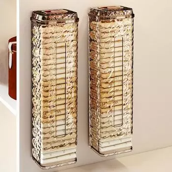 Self Adhesive Underwear Storage Box Punch-Free Garbage Bag Dispenser Underwear Organizer Kitchen чёрный