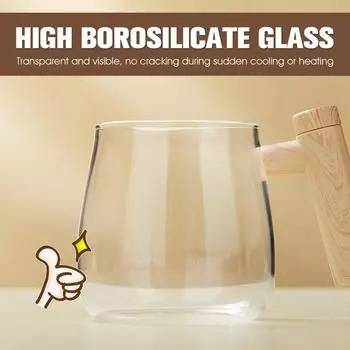 Self Stirring Coffee Cup Portable Mixing Cup 400ml Electric Mixer Mug Coffee Tea Milk Cocoa Self Stirring Coffee Mug Glass 400ml прозрачный