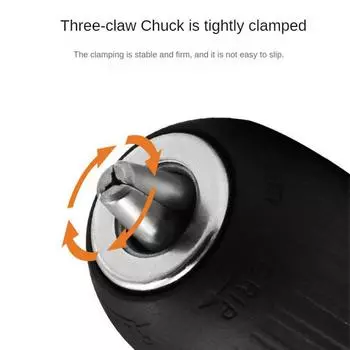Self Tightening Drill Chuck Greater Clamping Force Easy To Handle Durable Simple Tool Accessories Impact Wrench Collet Driver