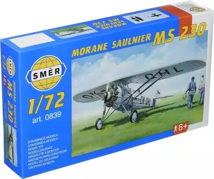 Semer France Morane Saulnier training aircraft plastic model SME72839 1/72 M.S.230 two-seat