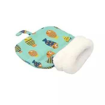 Semi-closed Cat Sleeping Bag Thickened Cat Cushion Cat Bed Tunnel Cat Nest for Puppy Cats Style A