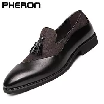 Semi-formal Hemp PU Leather Men s Suit Shoes Glamorous Blue Tassel Italian Graceful Man Dress Shoes Big Size 46 47 48 Zapatos 6 синий