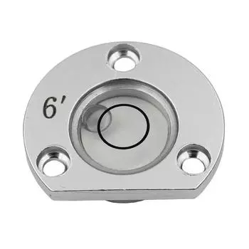 Semicircle Nivel Bubble Level for Total Station 6 Minutes Spirit Level Bead with 3 Mounting Holes Upper Flange Level instrument