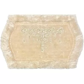 Senko NYNAS Shanti 2 Bath Mat Interior Mat 55 x 85 cm Champagne Gold Rhinestone 36387 Approx.