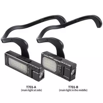 Sensor Ear Headlamp Rechargeable Led Flashlight COB Headlight with Magnet Headtorch Outdoor Waterproof Camping Fishing Lantern Random style,1pc