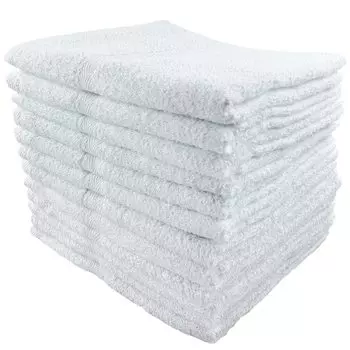 Sensyu Towel обычный белый набор из 240 для лица для коммерческой красоты общественных массовых закупок Простые в использовании полотенца, 12, стандарт, Япония, полотенце, момме, белый