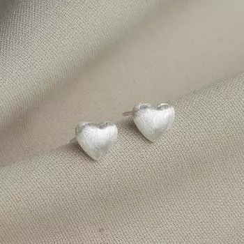 Серьги Brushed Love для женщин, нишевый дизайн, универсальные нишевый темпераментные серьги, новые высококачественные серьги