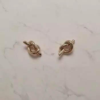 Серьги Daily Knot - Золото